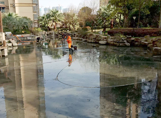 葫芦岛景观池淤泥清理